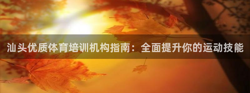 富联平台微信怎么提现：汕头优质体育培训机构指南：全面