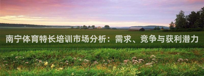富联官方网站入口：南宁体育特长培训市场分析：需求、竞