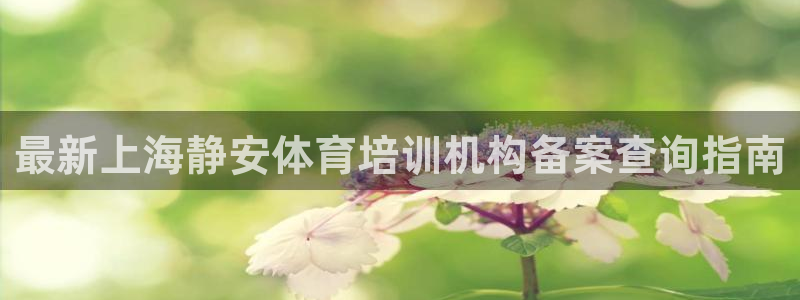 富联娱乐测速怎么样：最新上海静安体育培训机构备案查询